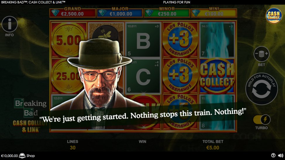 Braking Bad slot by Playtech