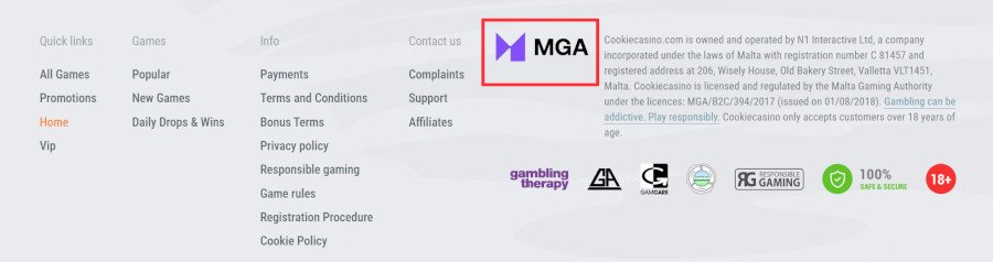 Online casino license