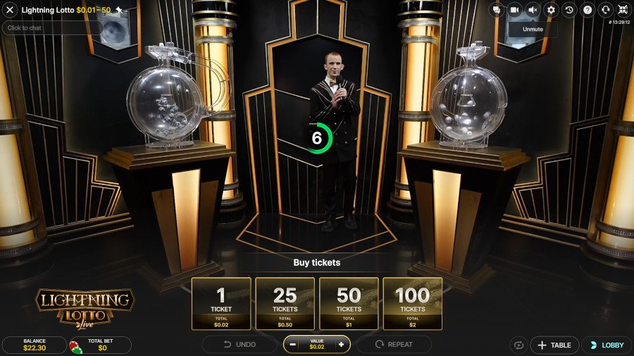 Lightning Lotto by Evolution