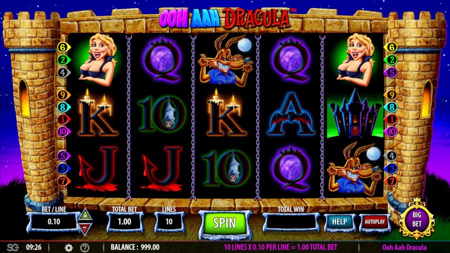 Ooh Aah Dracula Slot with the RTP 99%