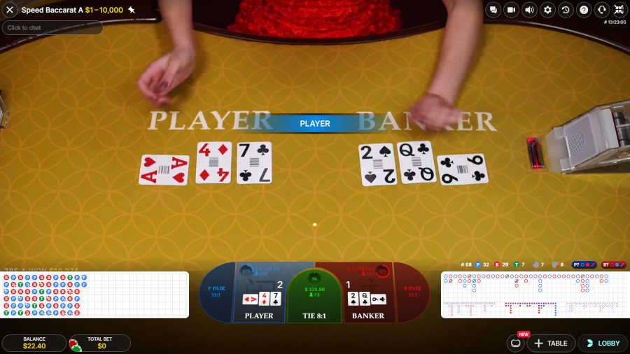 Speed Baccarat by Evolution