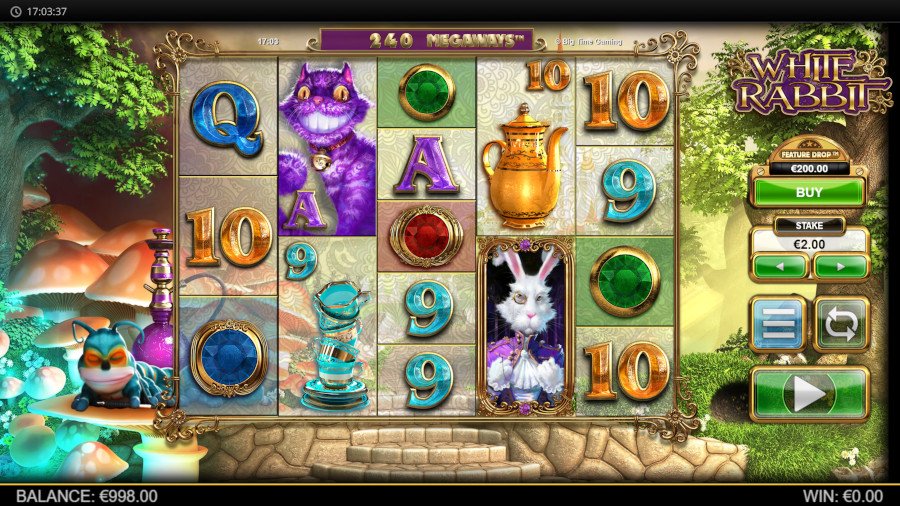 White Rabbit Megaways slot gameplay