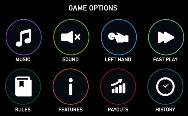 Options menu