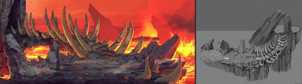 Dungeon: Immortal Evil illustration process - 1