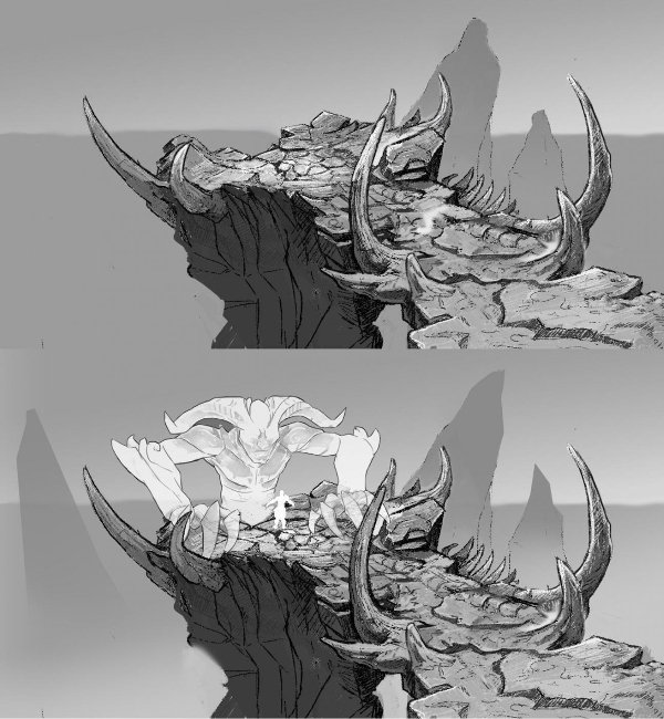 Dungeon: Immortal Evil illustration process - 5