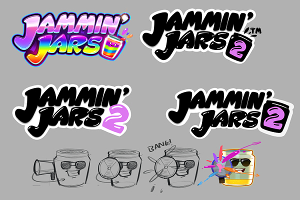 Jammin’ Jars 2 Logo Sketches