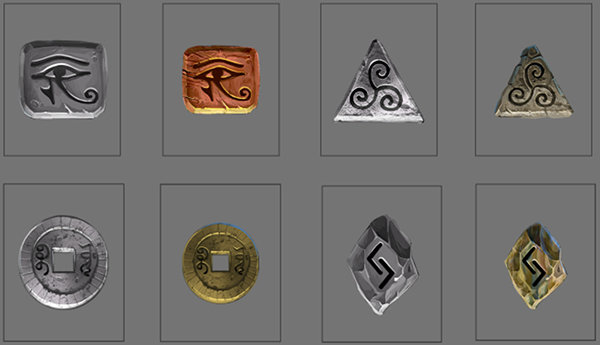 Mystery Museum illustration process - 2