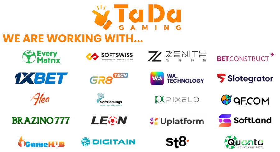 TaDa Gaming partners page