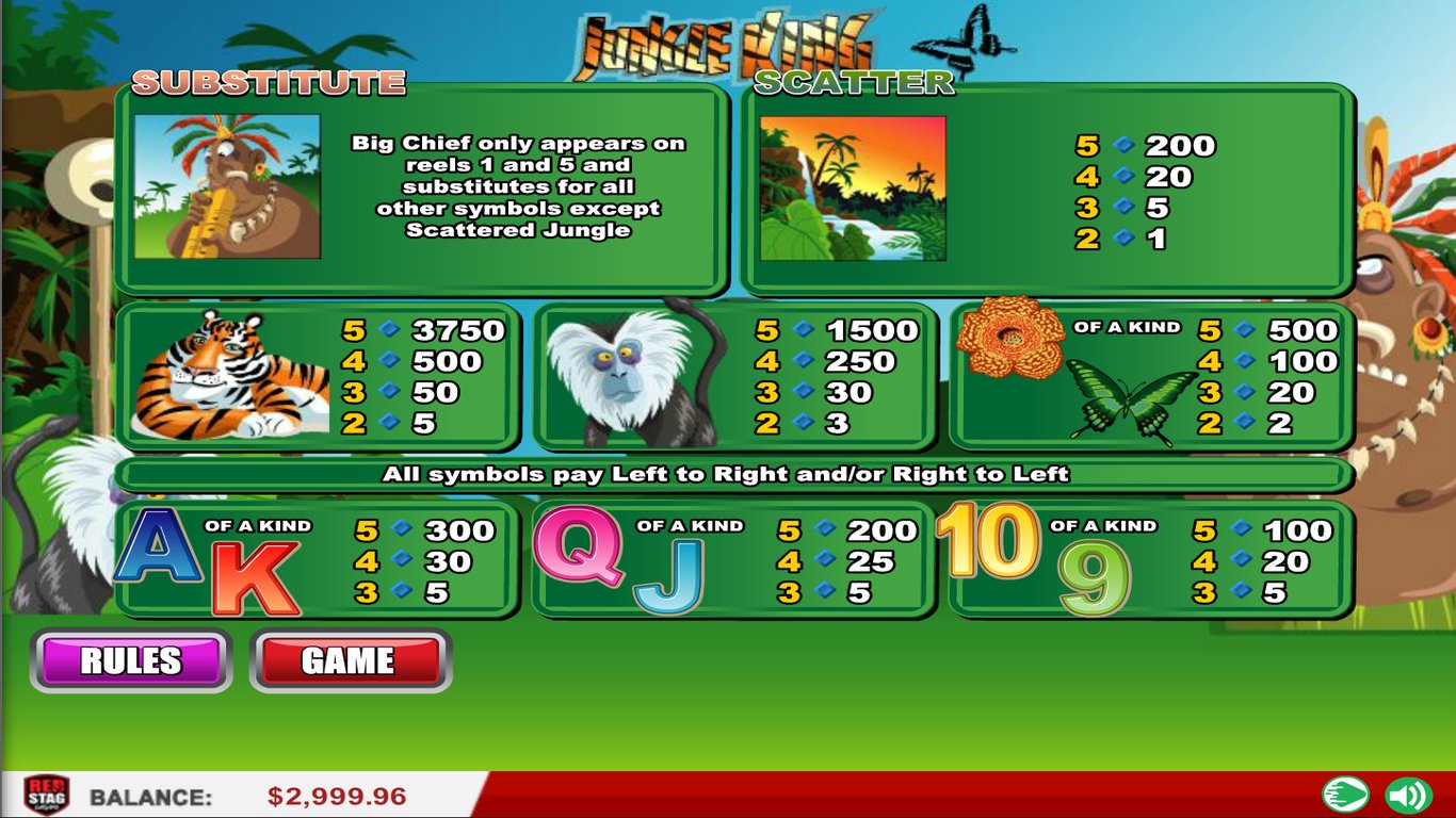 Jungle King Slot Slot Image in Demo - pic. 3