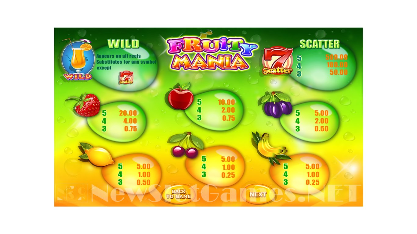 Fruity Mania Slot Slot Image in Demo - pic. 3