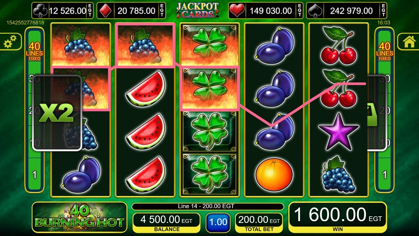 40 Burning Hot Slot Slot Image in Demo - pic. 2