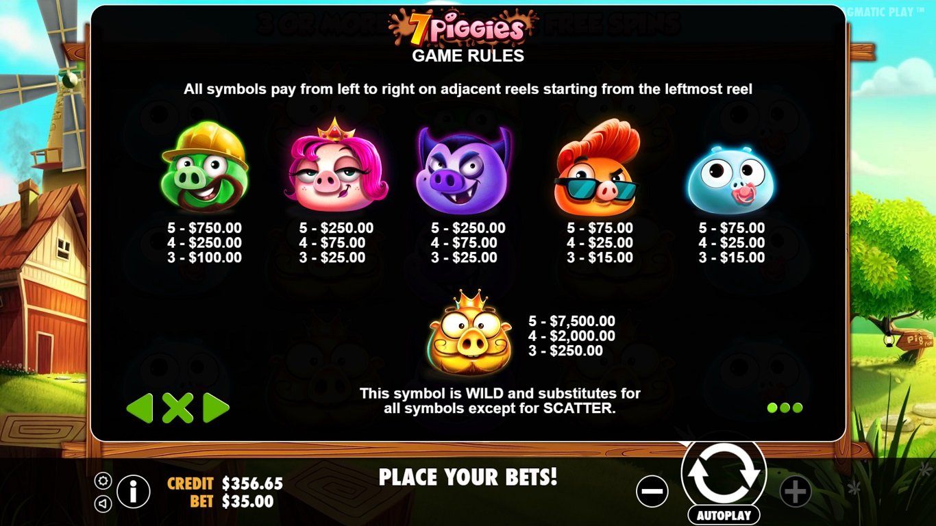 7 Piggies Slot Slot Image in Demo - pic. 3