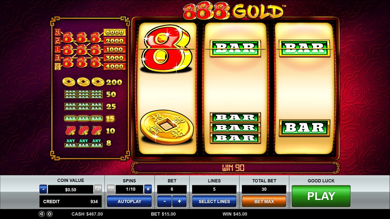 888 Gold Slot Slot Image in Demo - pic. 3