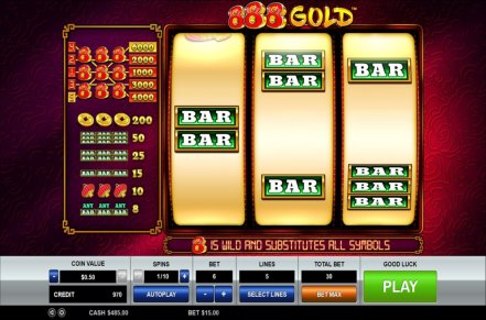 888 Gold Slot Icon