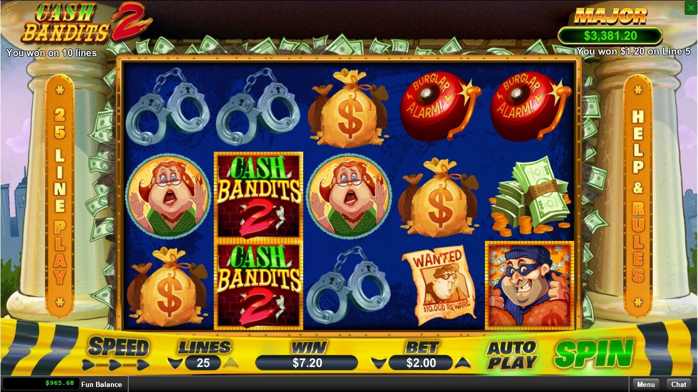 Cash Bandits 2 Slot Slot Image in Demo - pic. 2