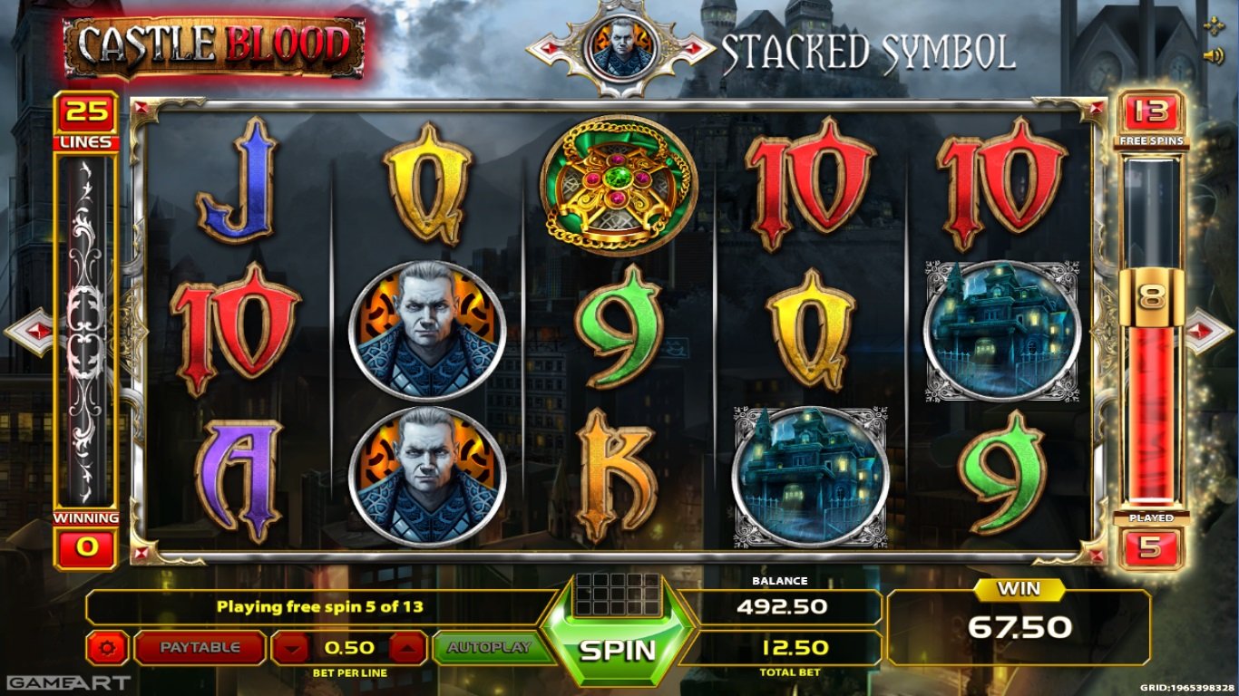 Castle Blood Slot Demo Image