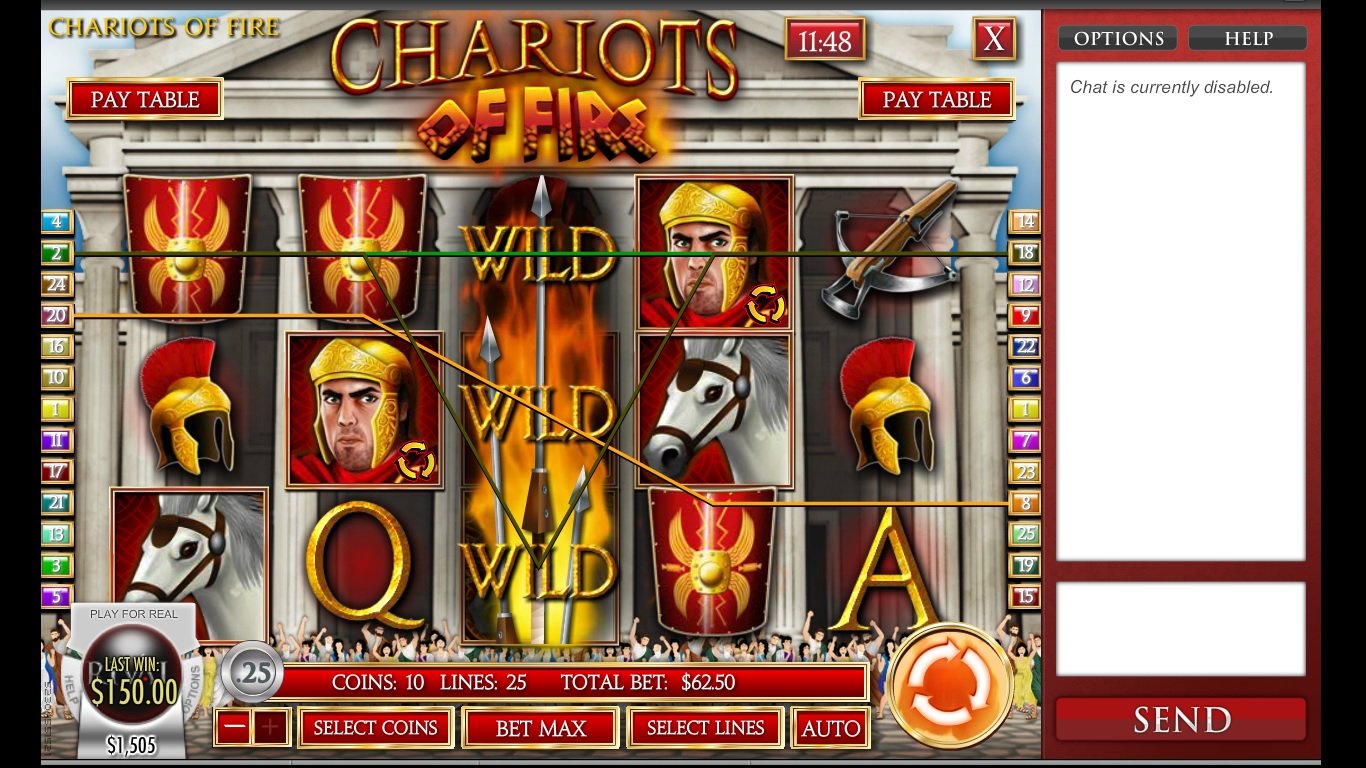 Chariots of Fire Slot Slot Image in Demo - pic. 3