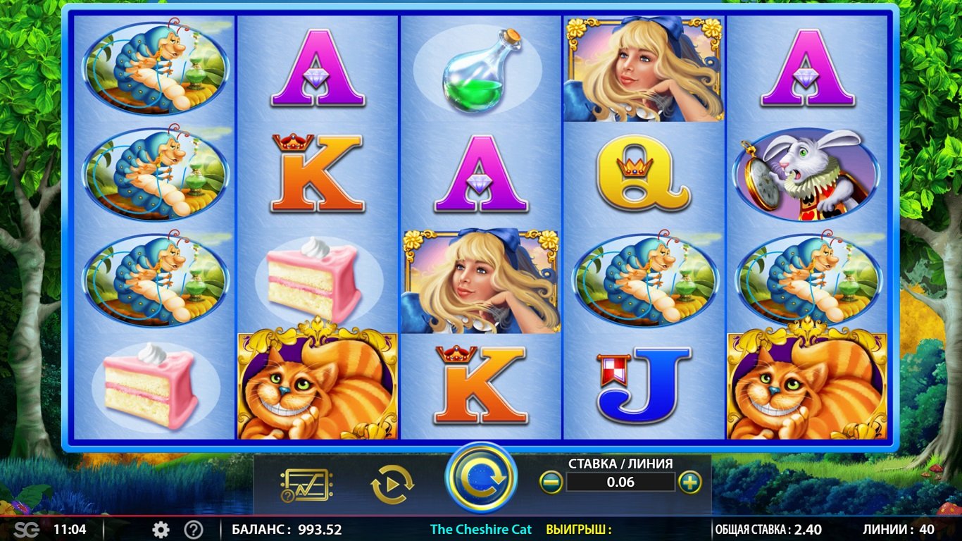 The Cheshire Cat Slot Demo Image