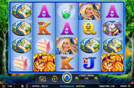 The Cheshire Cat Slot Logo