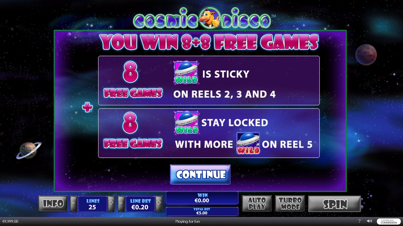 Cosmic Disco Slot Slot Image in Demo - pic. 2