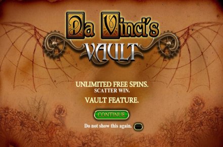 Da Vincis Vault Slot Logo