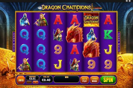 Dragon Champions Slot Logo