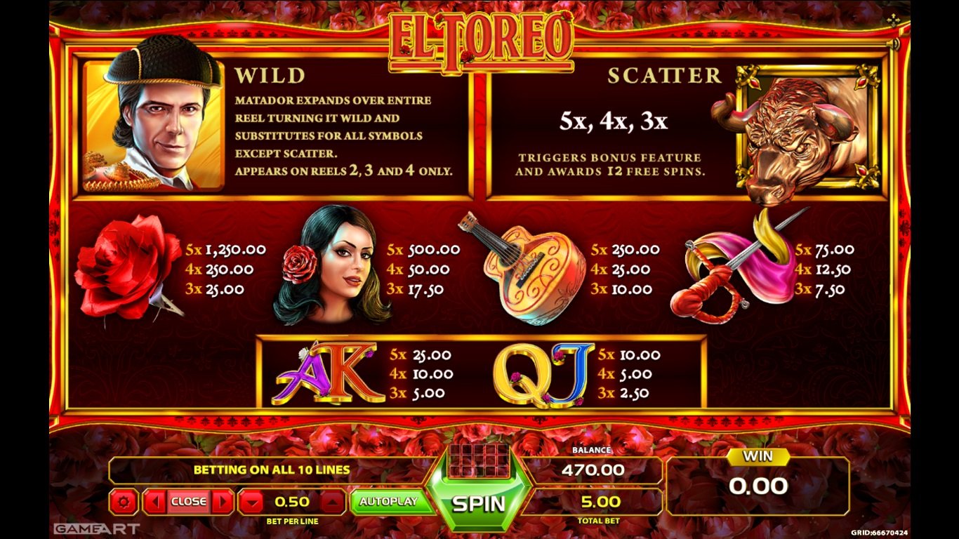El Toreo Slot Slot Image in Demo - pic. 2