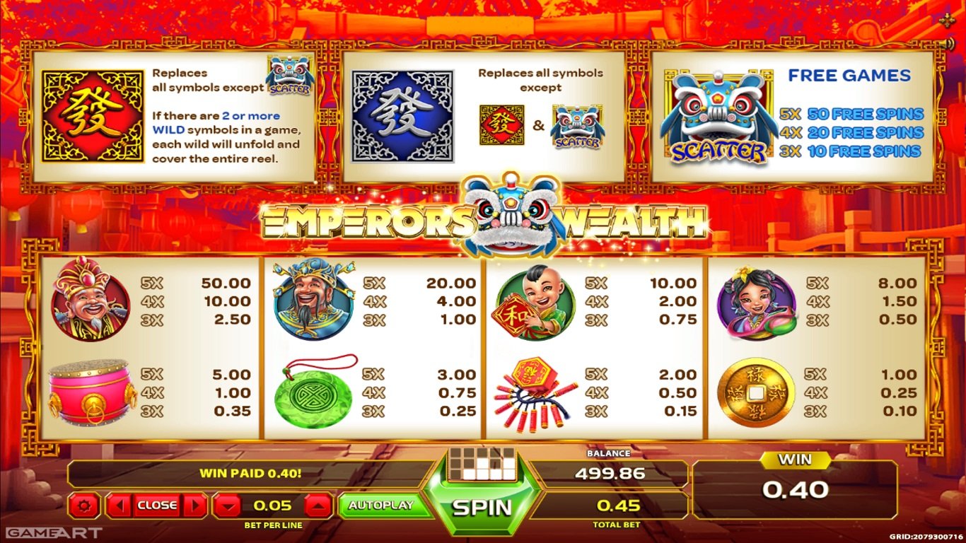 Emperors Wealth Slot Slot Image in Demo - pic. 3