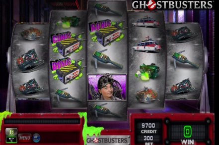 Ghostbusters Triple Slime Slot Logo