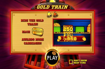 Gold Train Slot Logo
