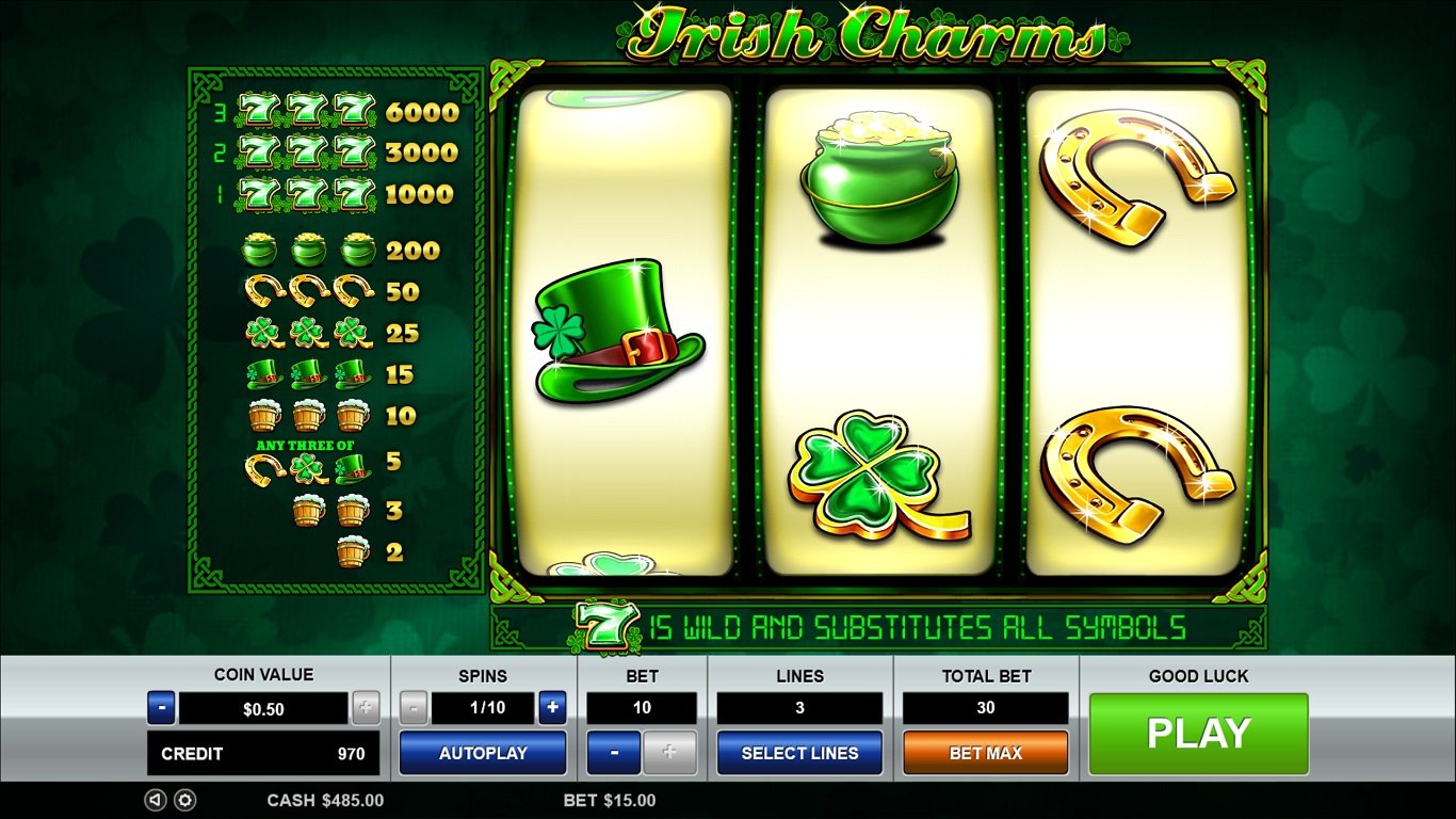 Irish Charms Slot Demo Image