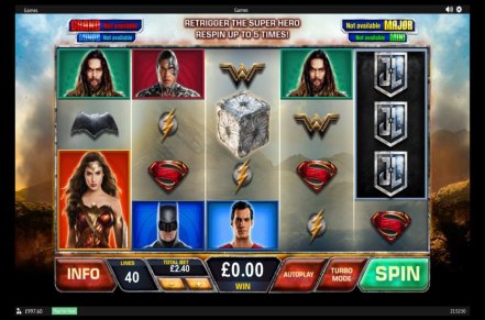 Justice League Slot Logo
