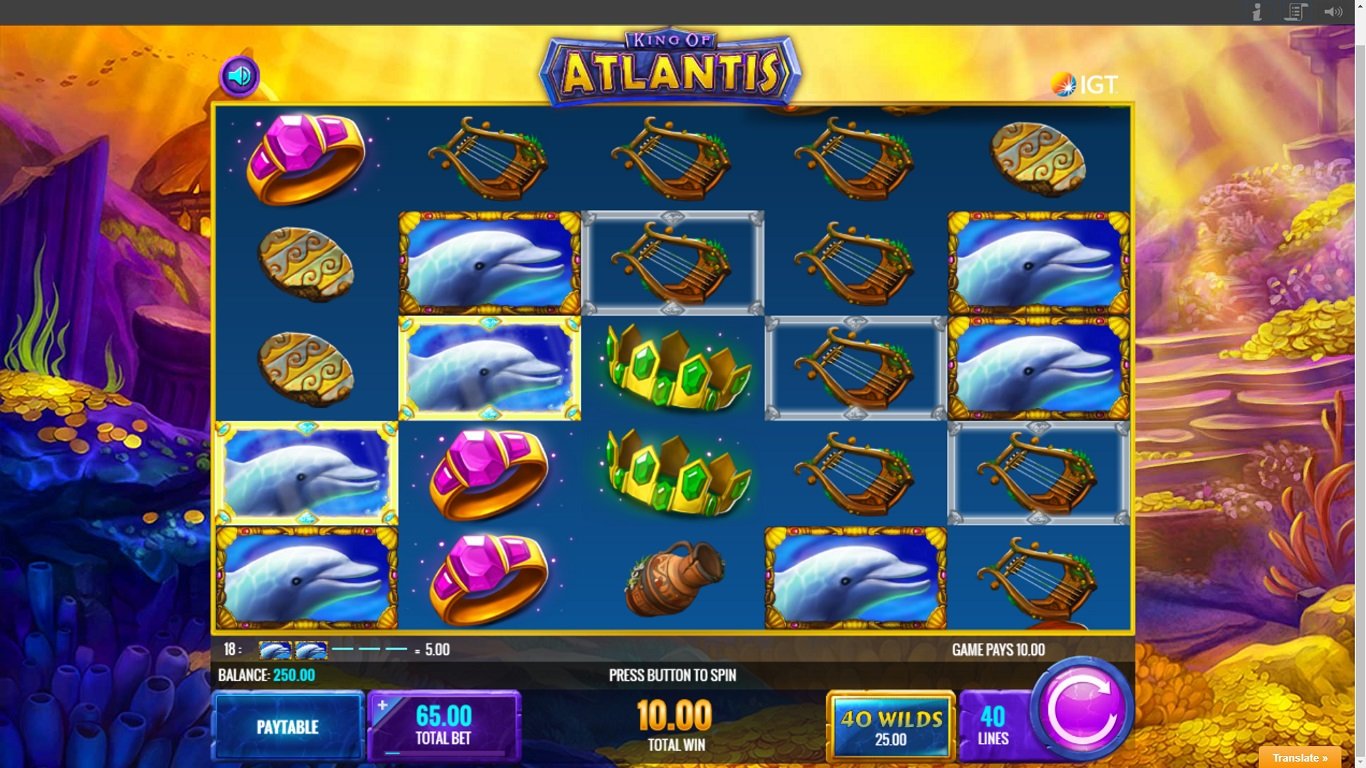 King of Atlantis Slot Slot Image in Demo - pic. 2