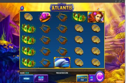 King of Atlantis Slot Logo