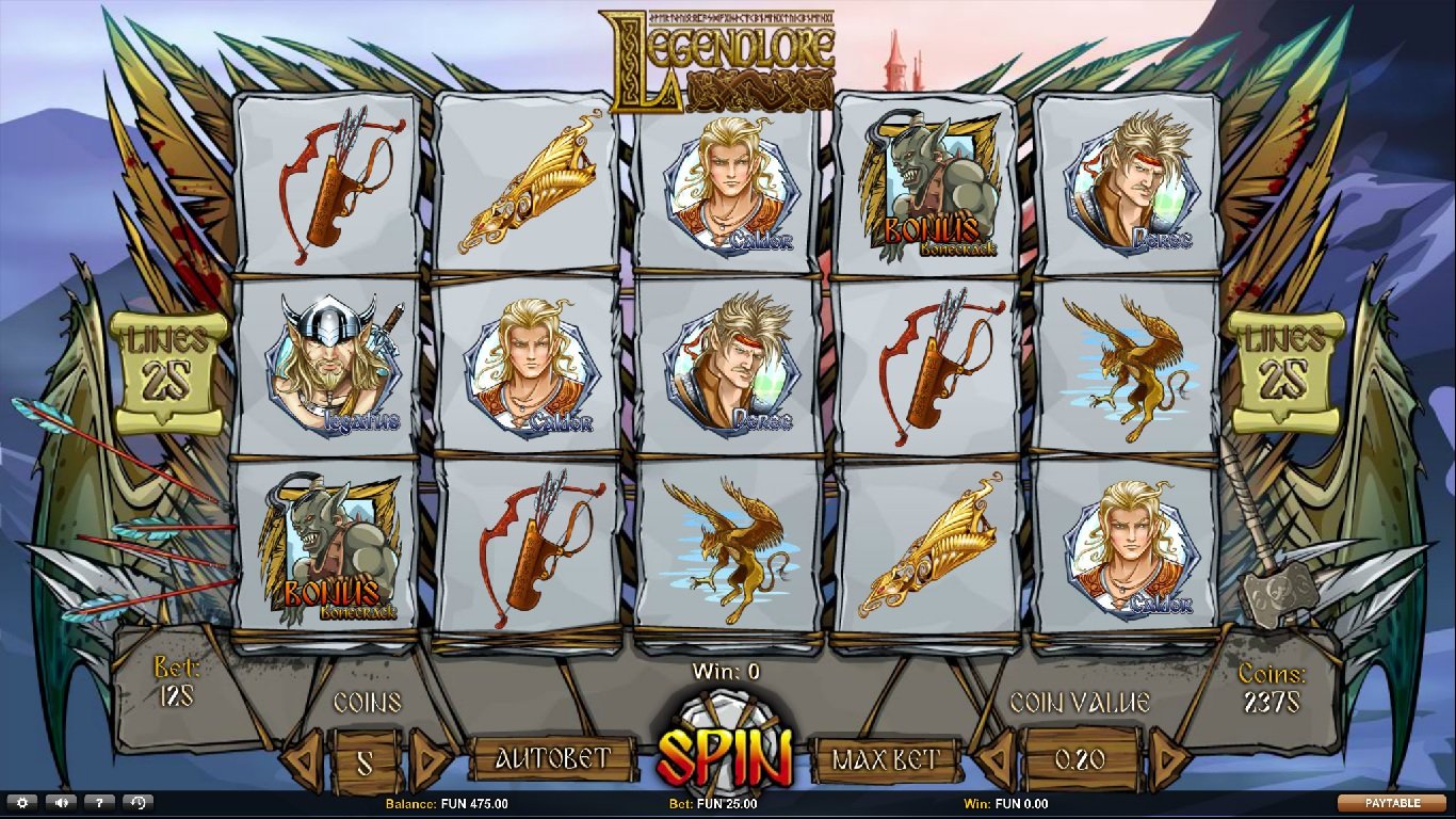 Legend Lore Slot Demo Image