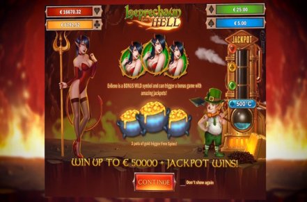 Leprechaun Goes to Hell Slot Logo