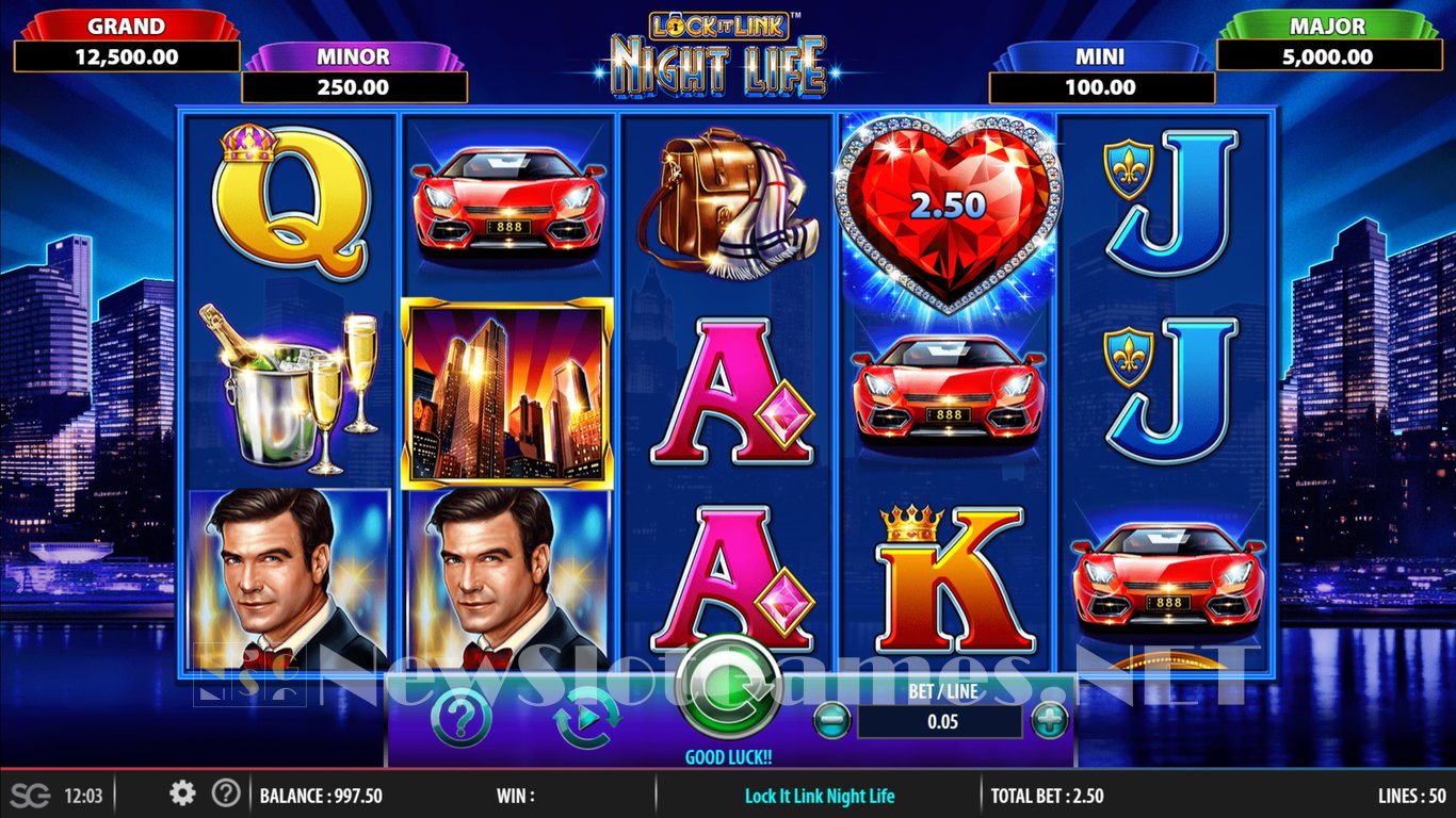 Lock it Link Nightlife Slot Slot Image in Demo - pic. 2