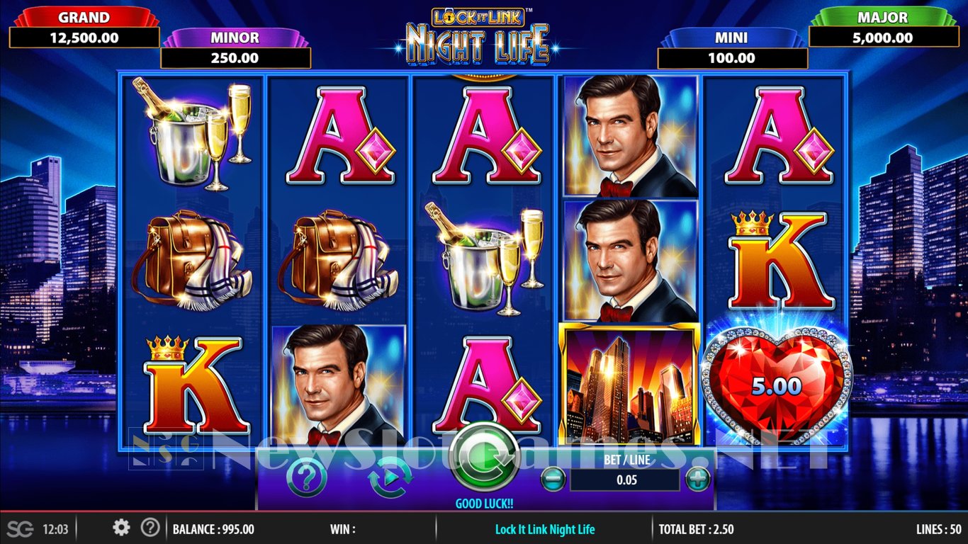 Lock it Link Nightlife Slot Slot Image in Demo - pic. 3
