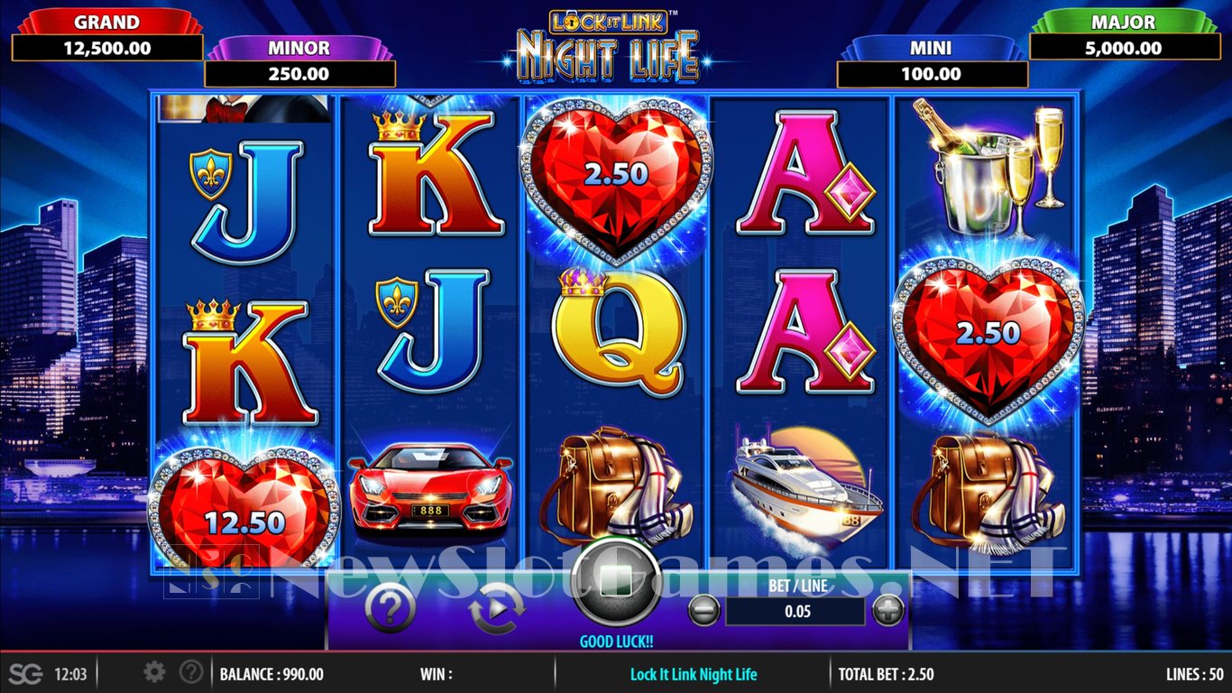 Lock it Link Nightlife Slot Slot Image in Demo - pic. 4