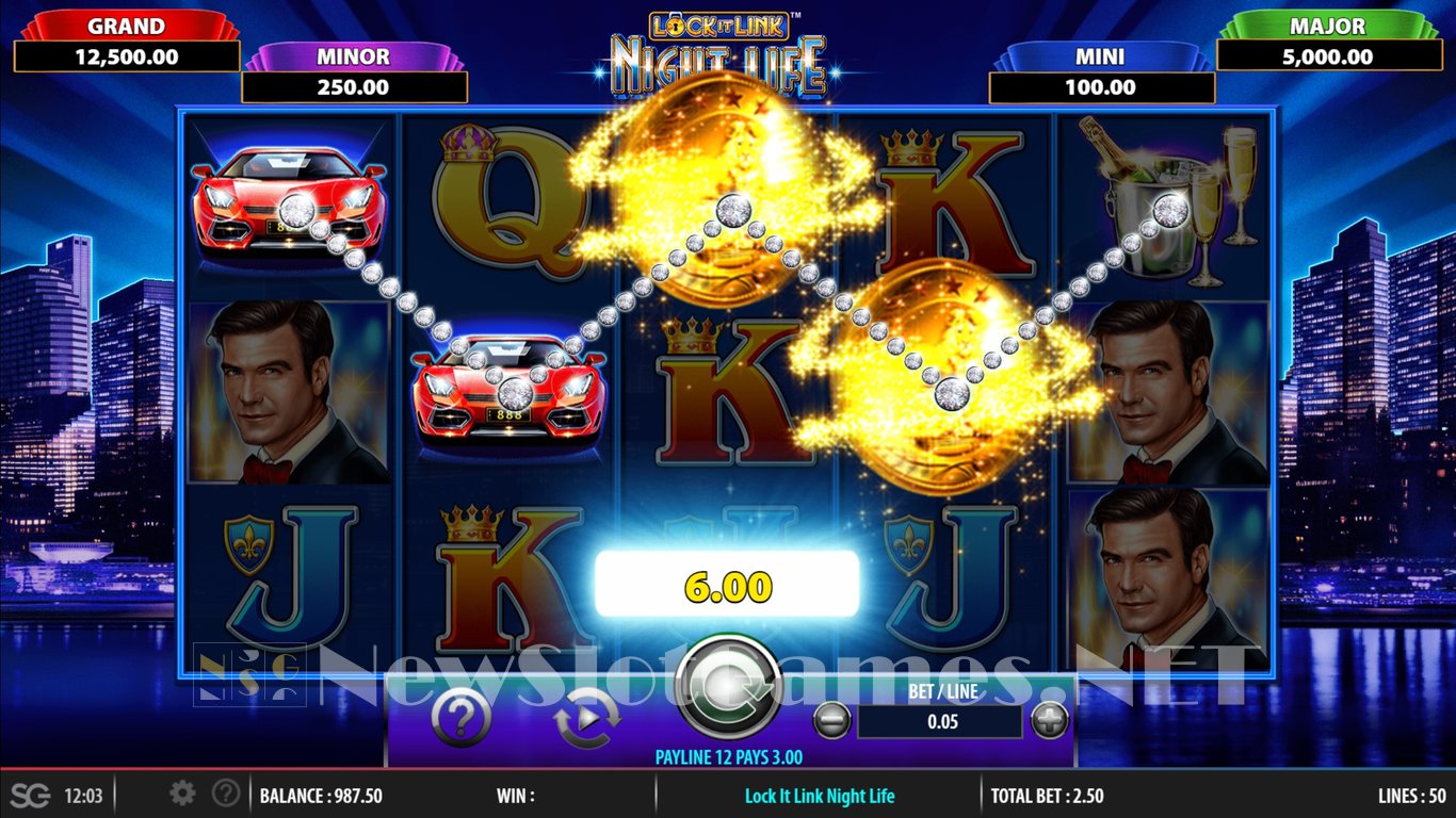 Lock it Link Nightlife Slot Slot Image in Demo - pic. 5