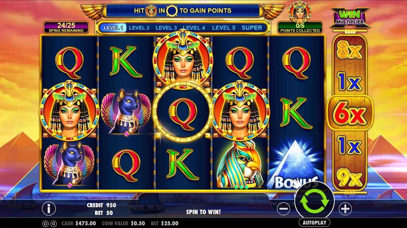 Queen of Gold Slot Demo Image