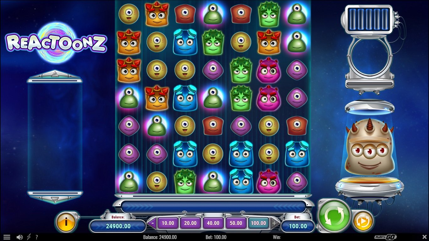 Reactoonz Slot Demo Image