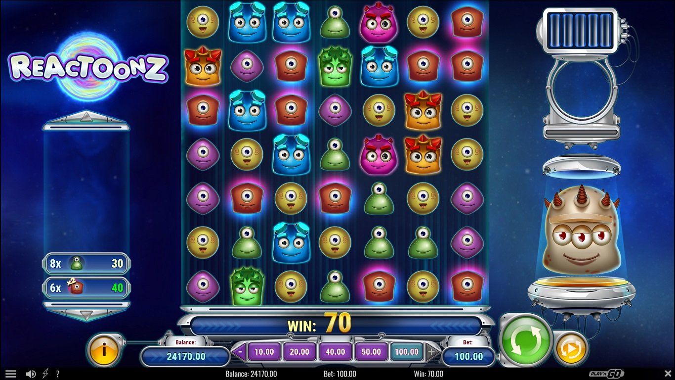 Reactoonz Slot Slot Image in Demo - pic. 2