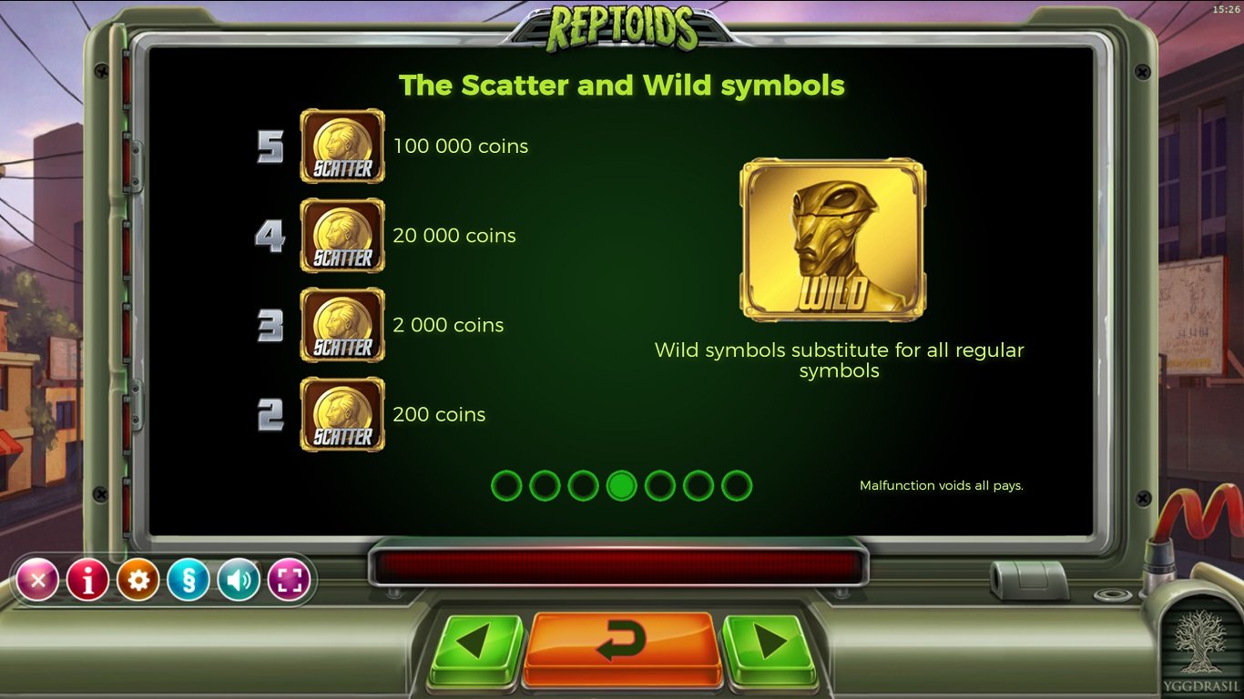 Reptoids Slot Slot Image in Demo - pic. 2