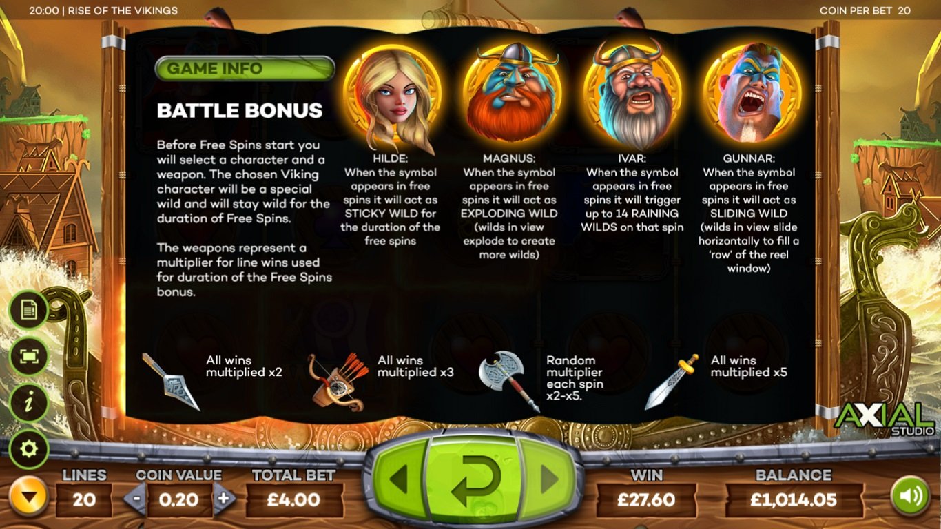 Rise Of The Vikings Slot Slot Image in Demo - pic. 2