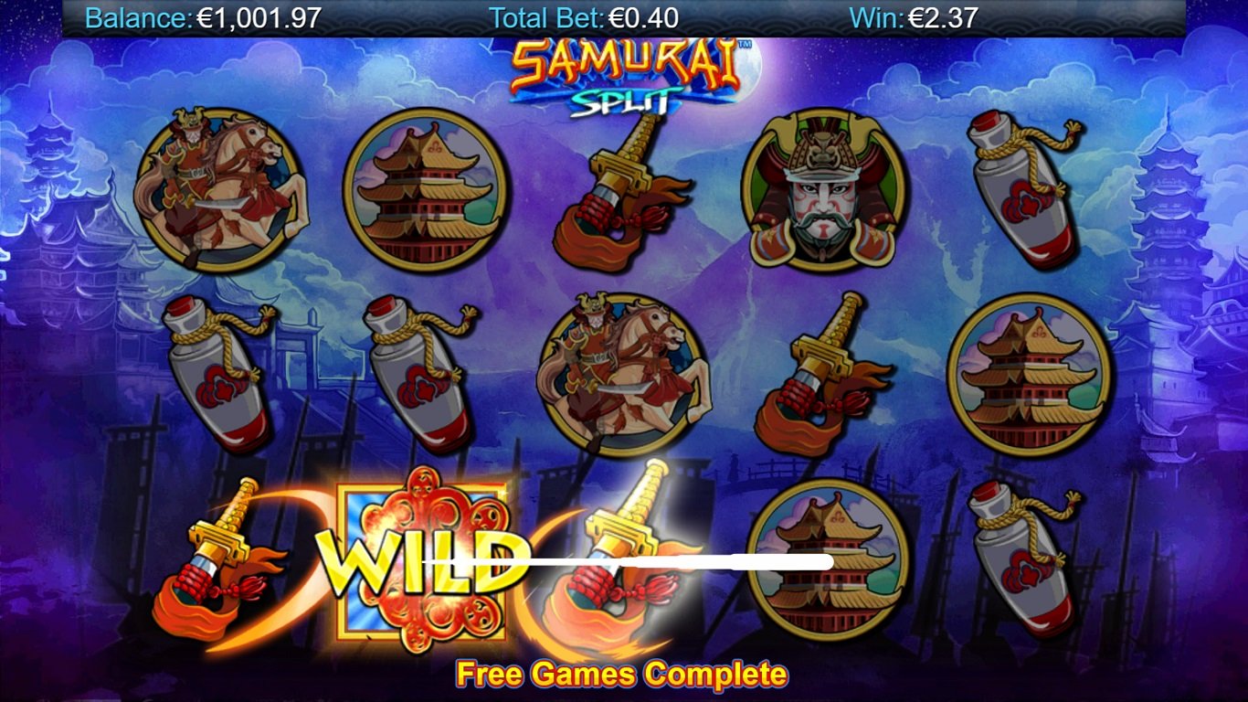 Samurai Split Slot Demo Image