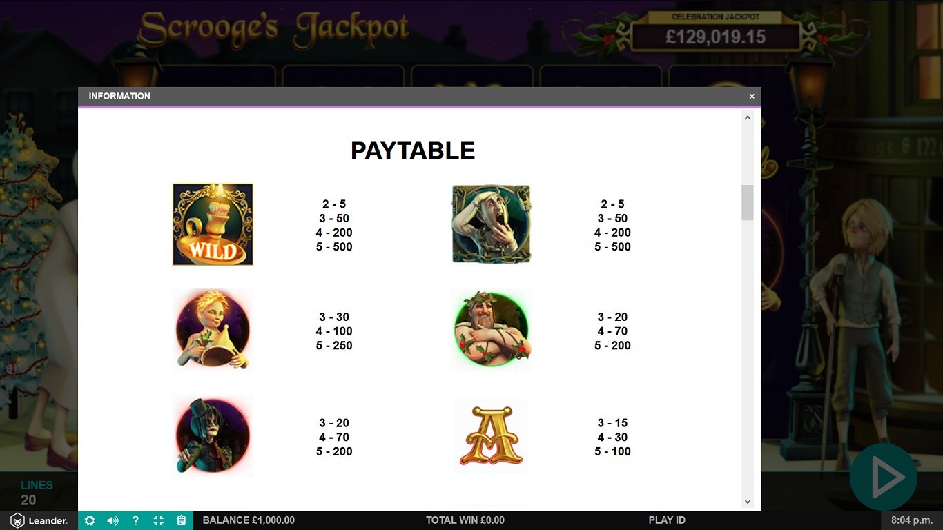 Scrooges Jackpot Slot Slot Image in Demo - pic. 2