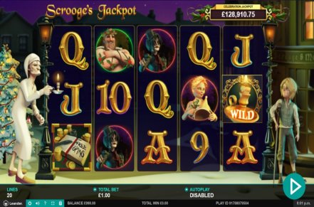 Scrooges Jackpot Slot Logo