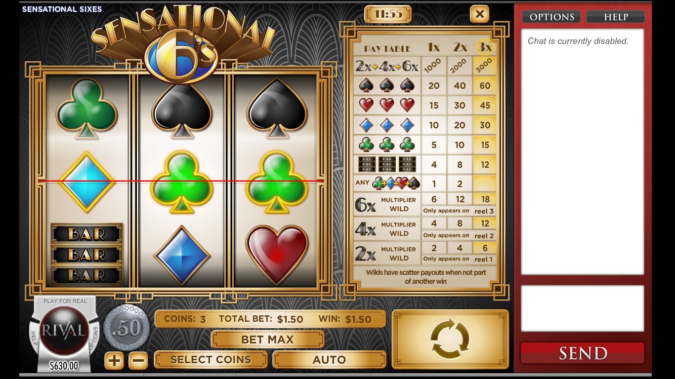 Sensational Sixes Slot Slot Image in Demo - pic. 2