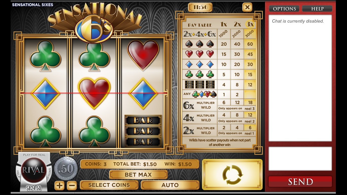 Sensational Sixes Slot Slot Image in Demo - pic. 3